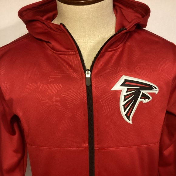Fanatics Atlanta Falcons Mens Hoodie zip up size medium - Picture 2 of 9